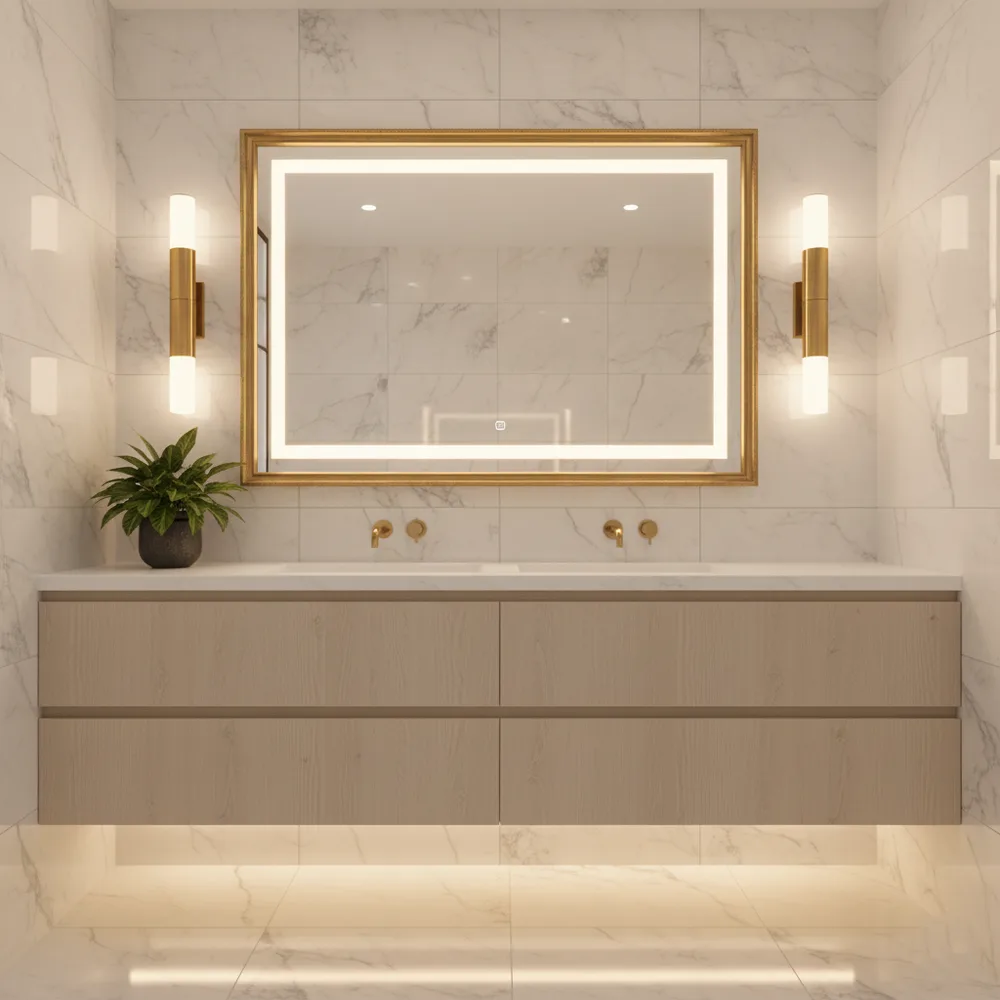Master Ensuite with Walk-in Rain Shower & Floating Vanity