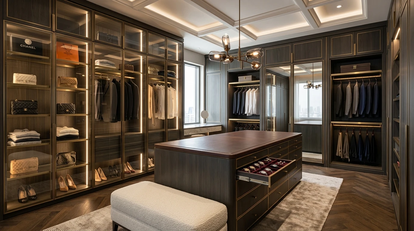 The Camellias Haute Couture Walk-in Dressing Suite