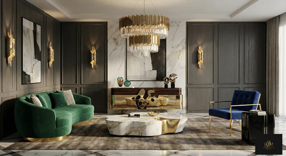 Plush Family Lounge & Media Entertainment Suite - Powai, Mumbai Turnkey Interior Design