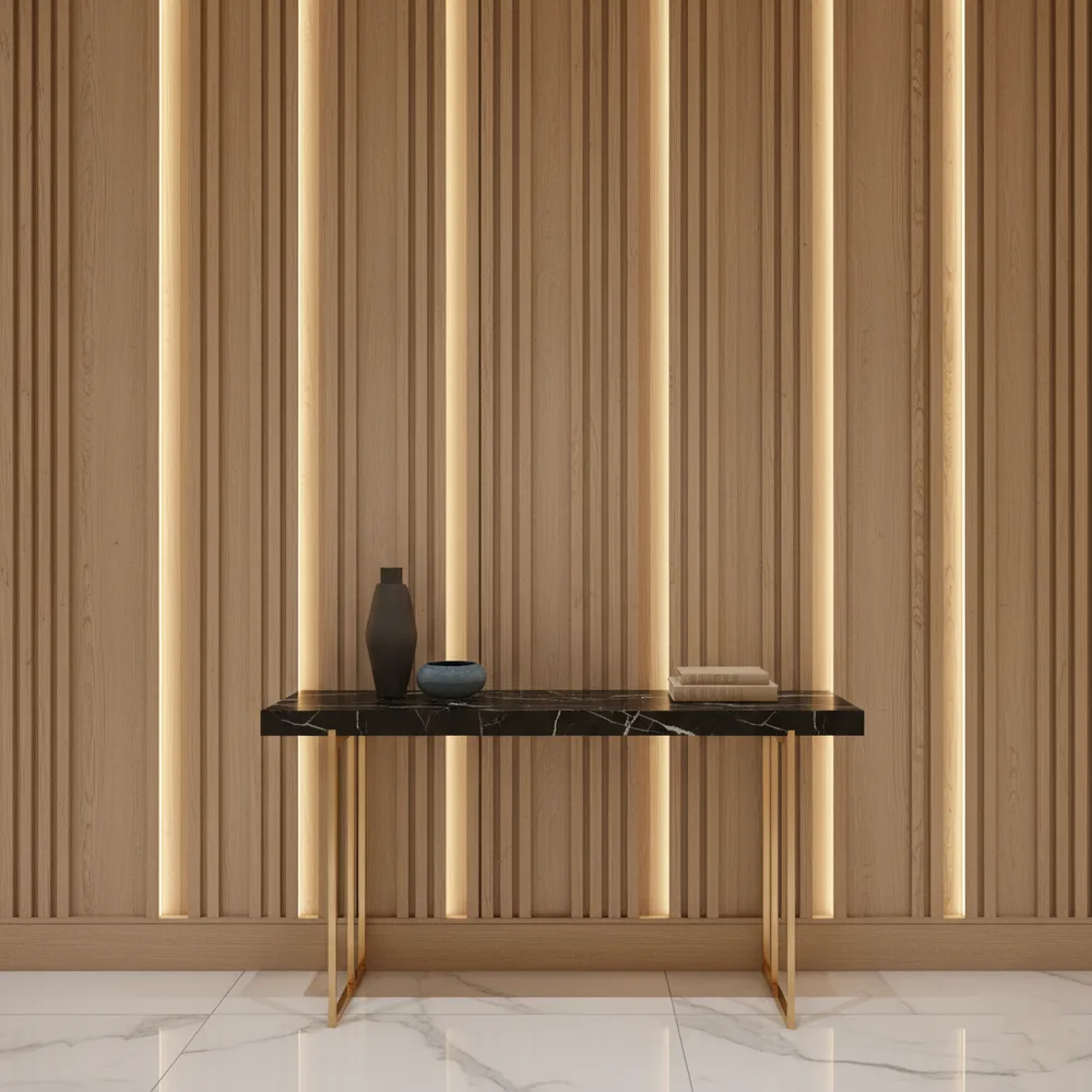 Architectural Corridor & Hallway with Linear Profile Lighting - Bandra Kurla Complex (BKC), Mumbai Turnkey Interior Design